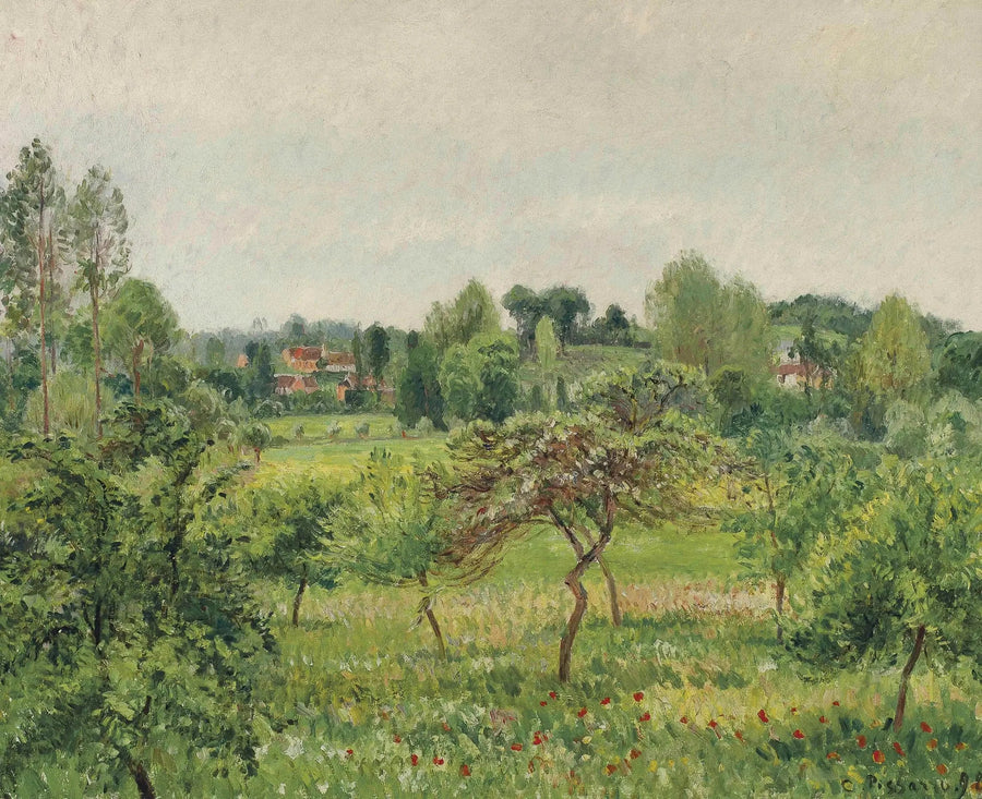 Haziran, yağmurlu hava, Éragny - Camille Pissarro