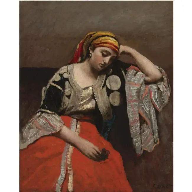 Cezayirli Yahudi - Jean-Baptiste Camille Corot