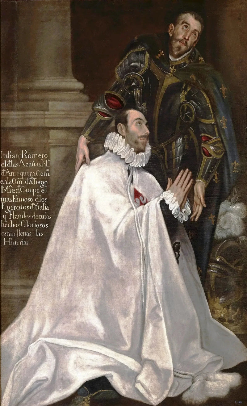 Julián Romero ve oğlu Saint Patron - El Greco