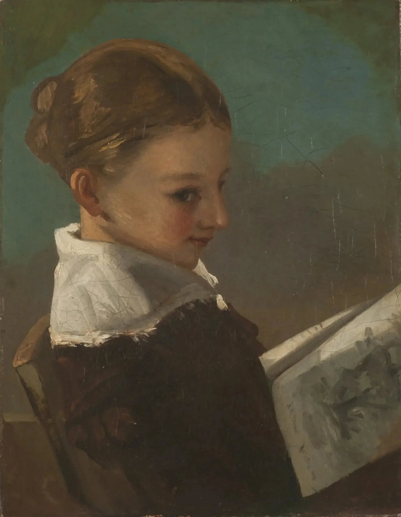 Juliette Courbet on yaşında - Gustave Courbet