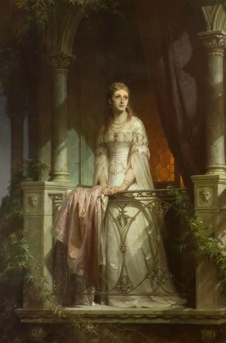 Juliette Balkon Üzerinde - Thomas Francis Dicksee