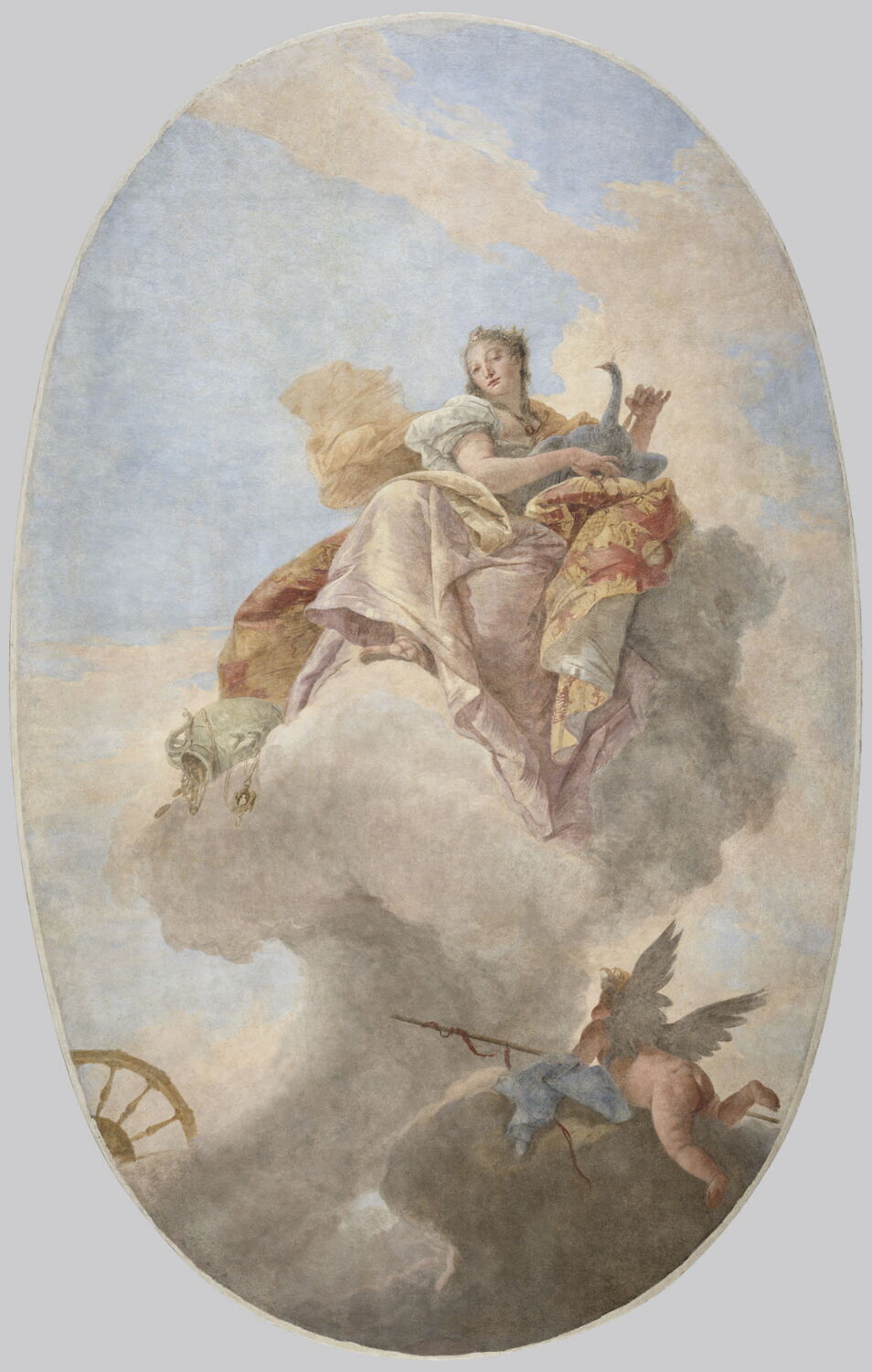 Junon au milieu des nuées - Giovanni Battista Tiepolo