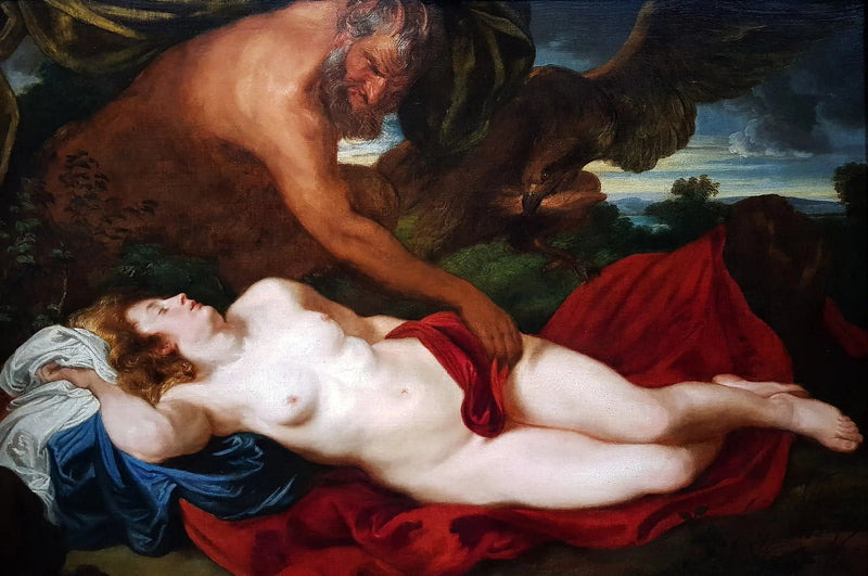 Antiope tarafından Jupiter ve Satürn - Antoine van Dyck