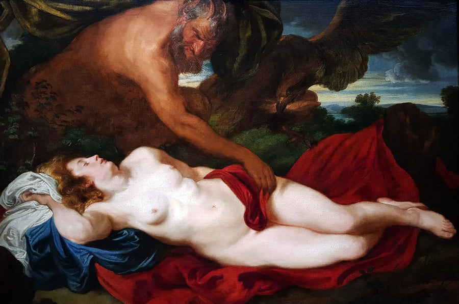 Antiope tarafından Jupiter ve Satürn - Antoine van Dyck
