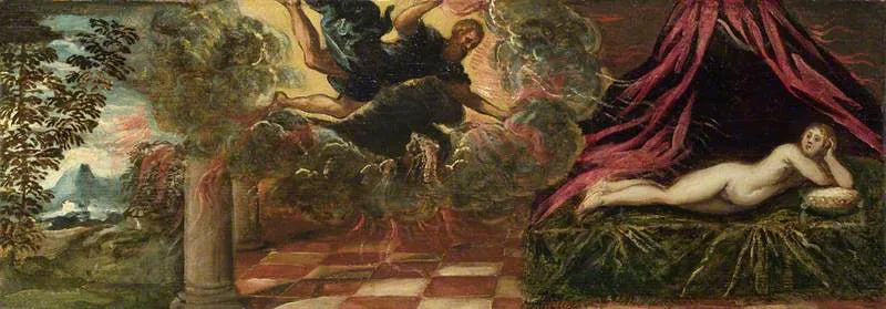 Jüpiter ve Semele - Jacopo Tintoretto