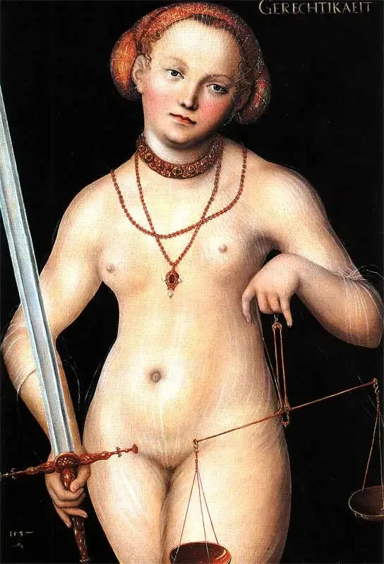 Adalet - Lucas Cranach the Elder