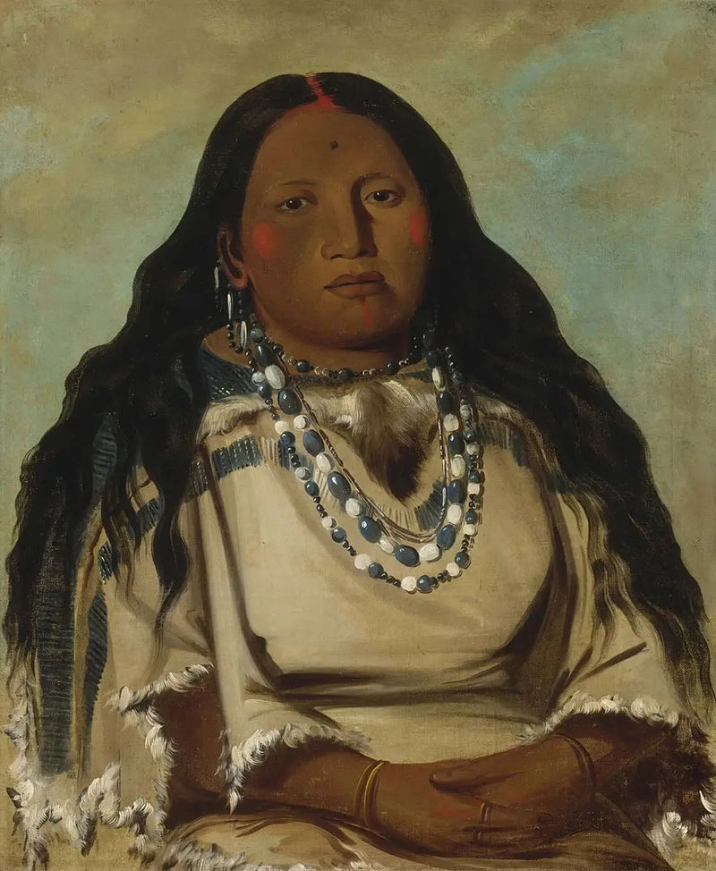 Kah-béck-a, ikizler, kanlı elin eşidir - George Catlin