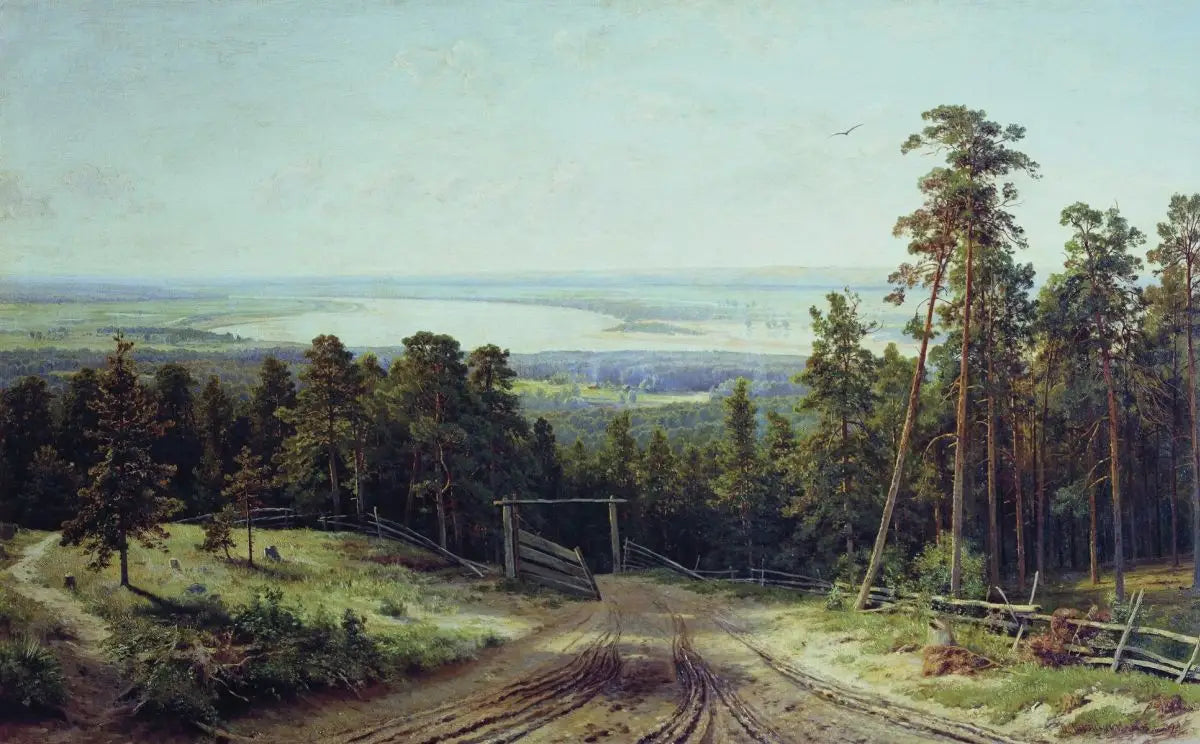 Kama près de Yelabuga - Ivan Chichkine image 1 tableau peint à l’huile sur toile