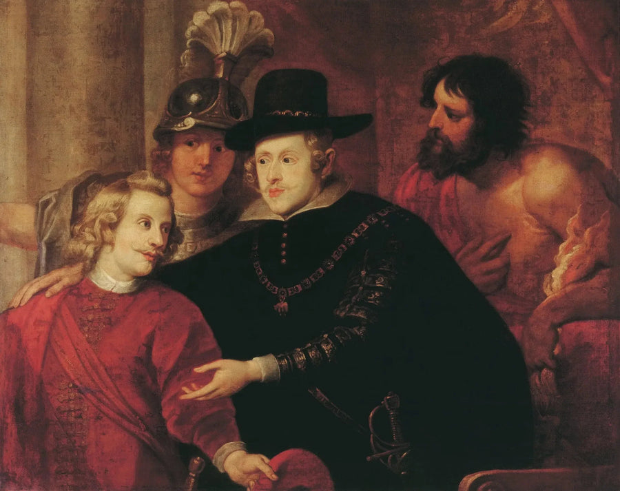 Kardinal Infant Ferdinand, Kral Filips IV'le Veda Ediyor - Peter Paul Rubens