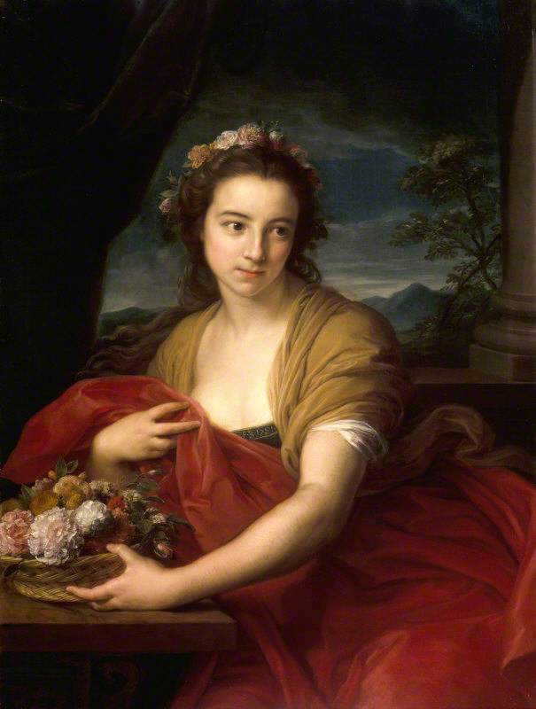Katherine Durnford, daha sonra Mme Utrick Fetherstonhaugh, Flora rolünde - Pompeo Batoni