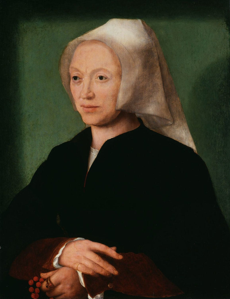 Katlijne van Mispelteeren, sanatçının eşi - Joos van Cleve