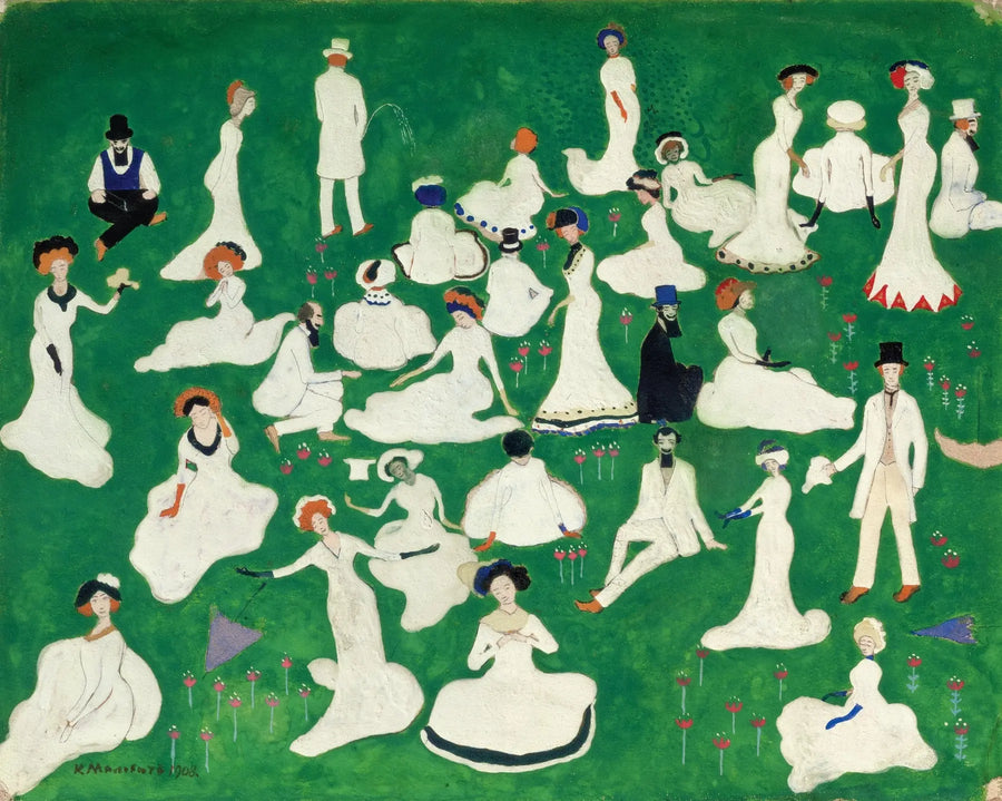 Repos, société aux hauts-de-forme - Kazimir Malevitch
