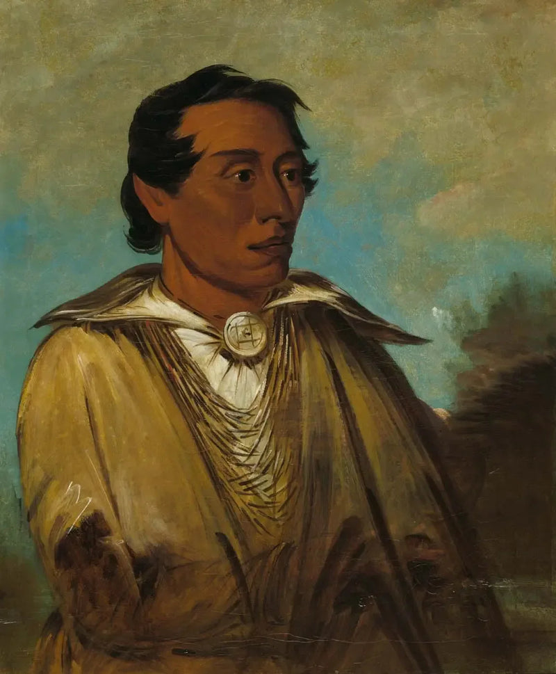 Kee-án-ne-kuk, En önemli adam, Kabile lideri - George Catlin