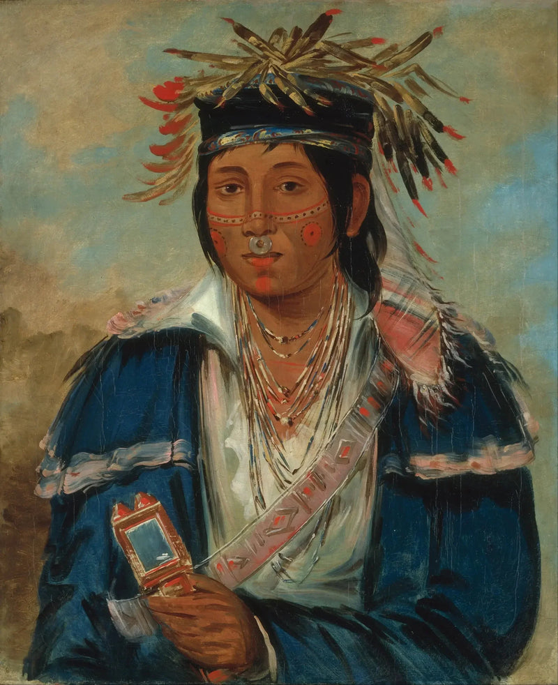 Kee-mo-rá-nia, İngilizce yok, bir dandys - George Catlin