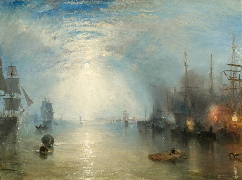 Ay Işığında Kömür Yükleyen Keelmen - J. M. W. Turner