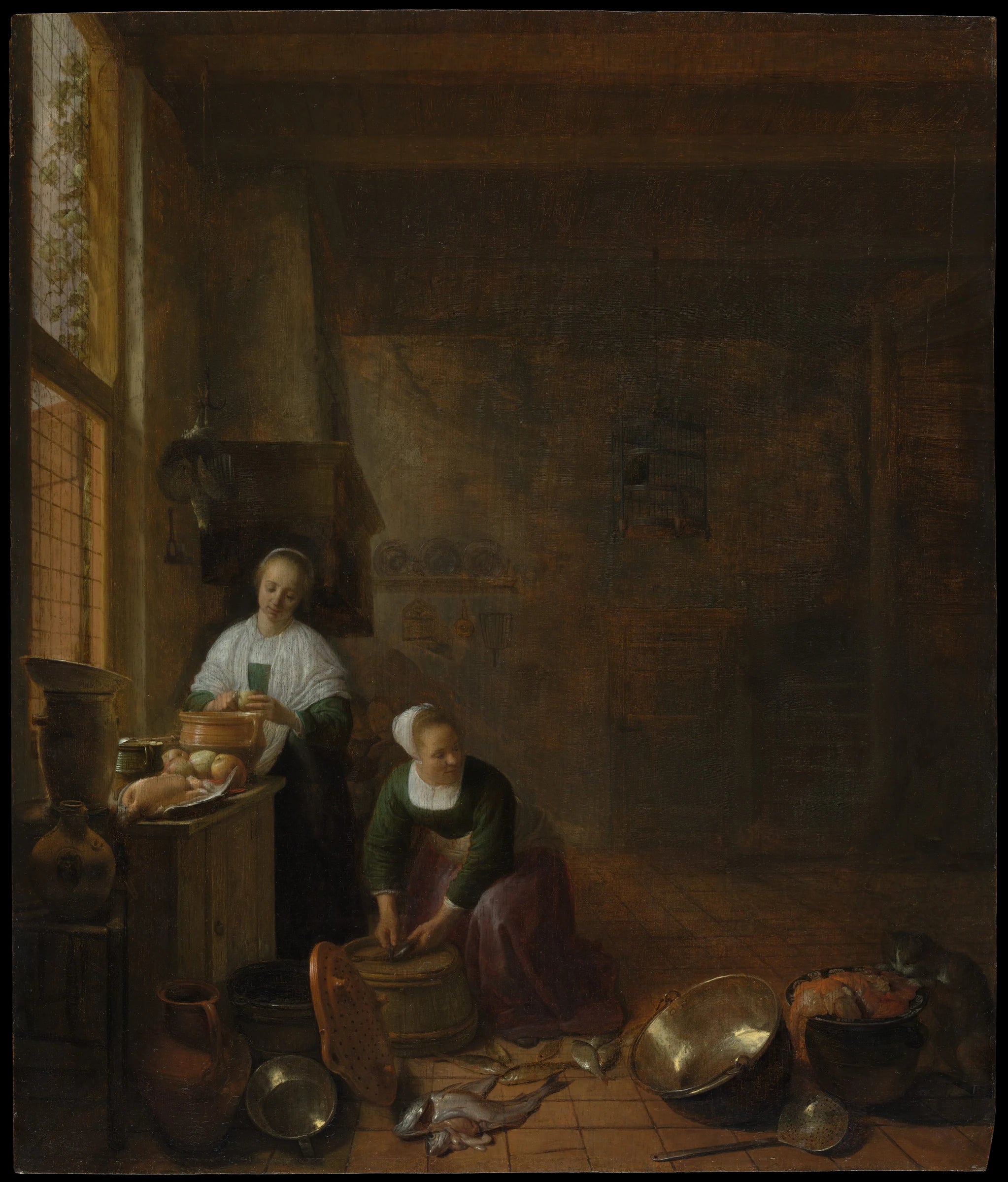 A Kitchen - Hendrick Sorgh