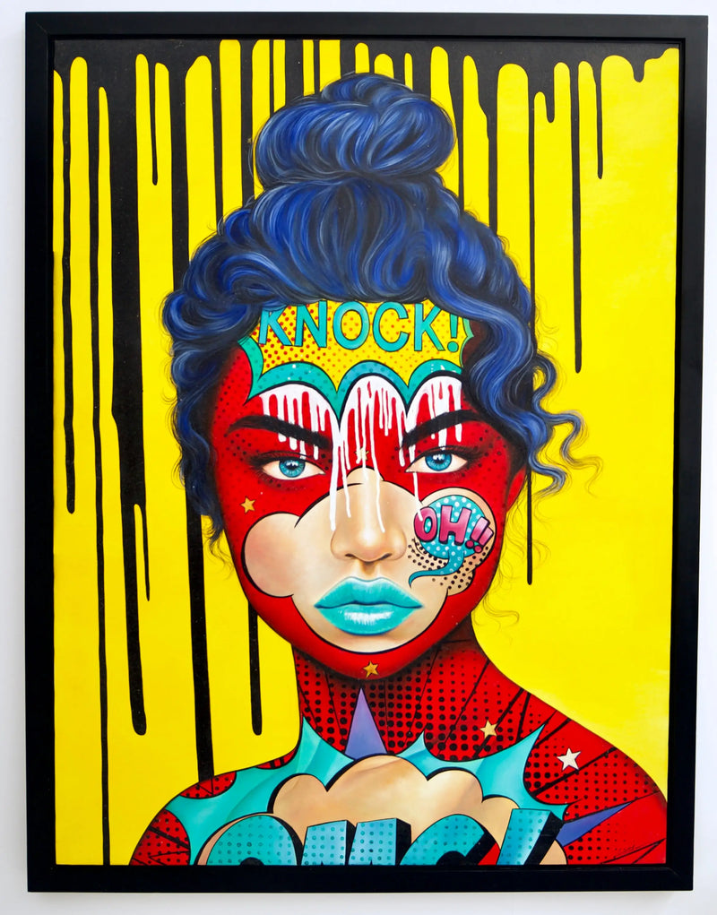 Kapıyı çal! Pop art | 90X120 cm