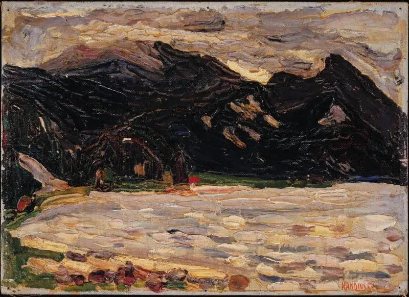 Kochel, göl ve Herzogstand - Vassily Kandinsky