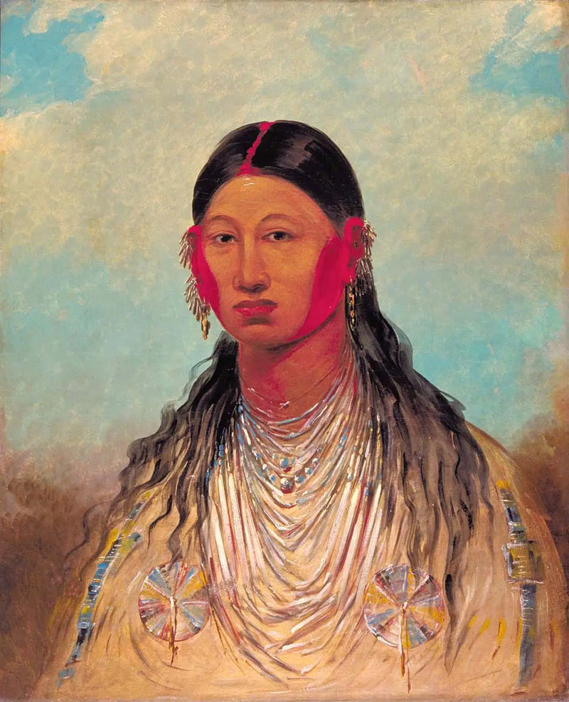 Koon-za-ya-me, Savaş Kartalı dişi - George Catlin