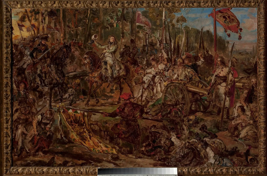 Kościuszko Racławice'de, taslak - Jan Matejko
