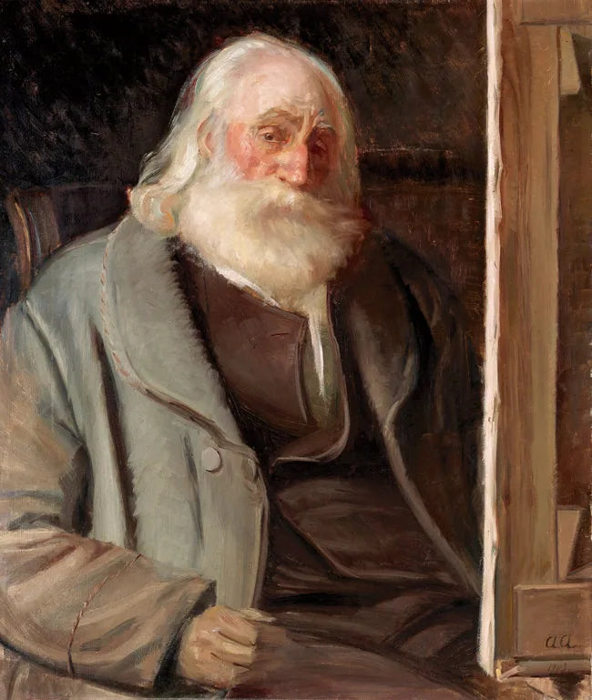 Kyhn stüdyosunda - Anna Ancher