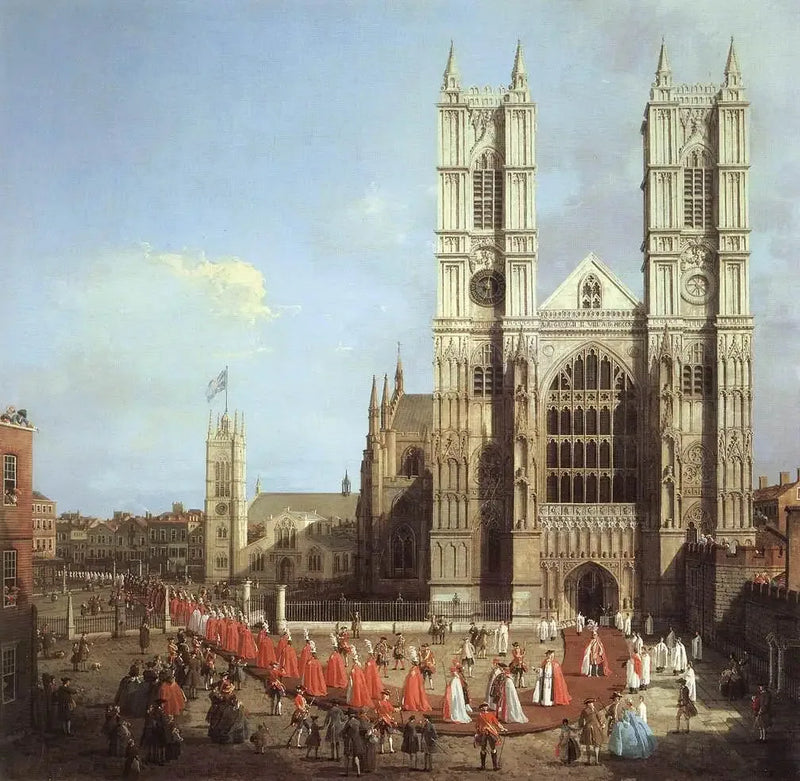 Westminster Manastırı ve Banyo Düzeni Alayı - Canaletto