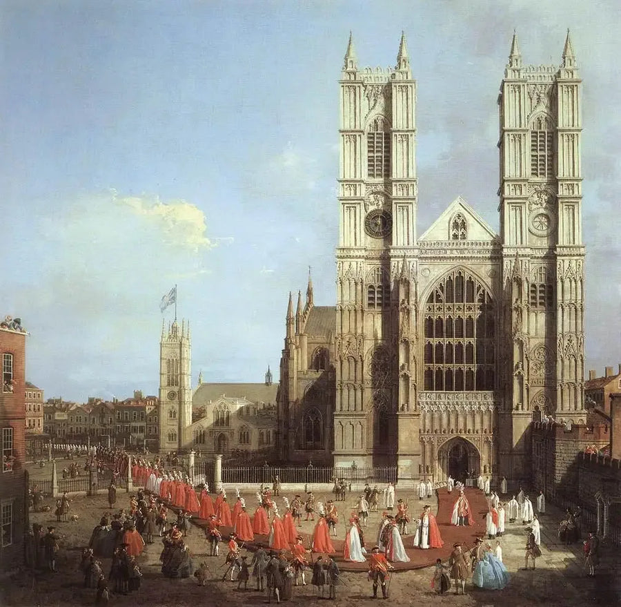 Westminster Manastırı ve Banyo Düzeni Alayı - Canaletto
