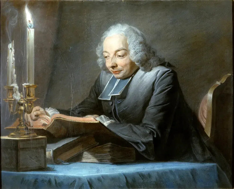 Abbé Jean-Jacques Huber okurken (1699 –1747) - Maurice-Quentin de La Tour