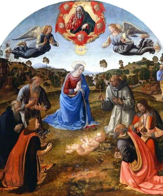 İsa Çocuk Sevgisi - Cosimo Rosselli