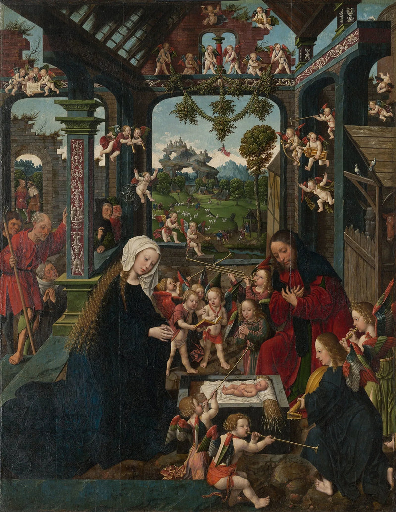 İsa Çocuk Sevgisi - Jacob Cornelisz van Oostsanen