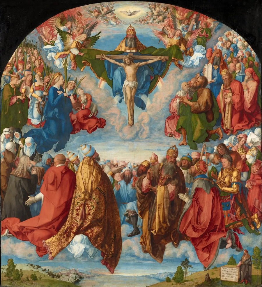Kutsal Üçleme'ye Tapınma - Albrecht Dürer