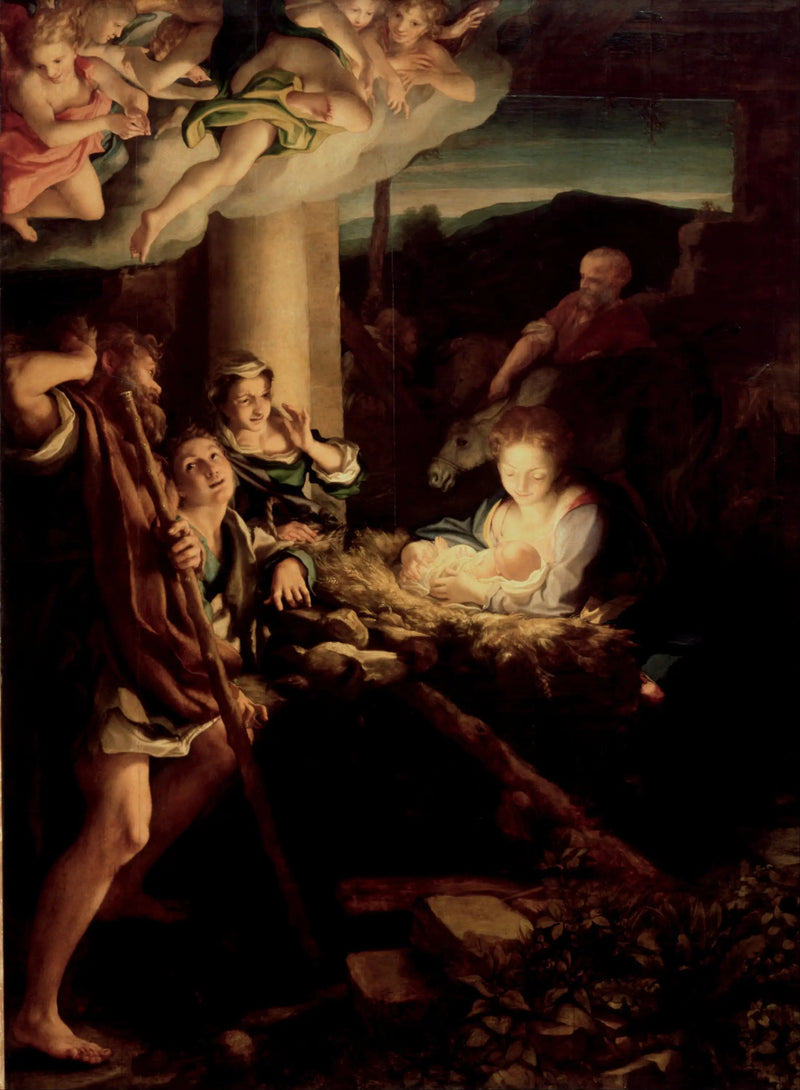 Çobanların Tapınması - Antonio da Correggio