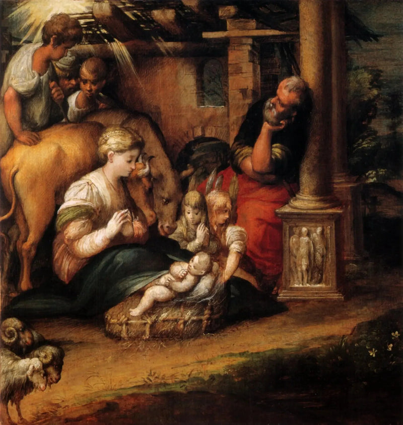 Çobanların Tapınması - Parmigianino