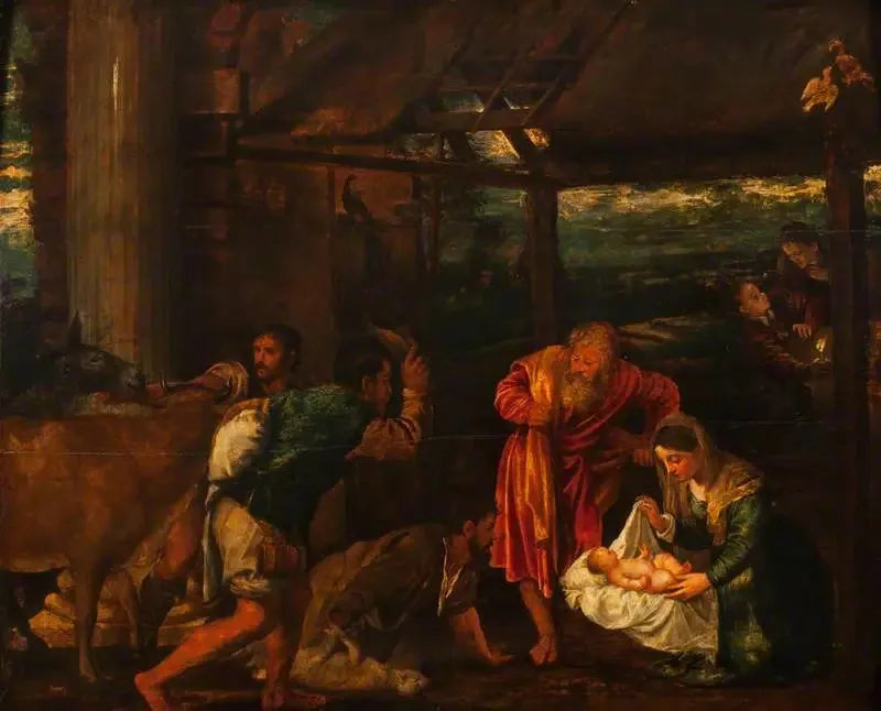 Çobanların Tapınması - Titian