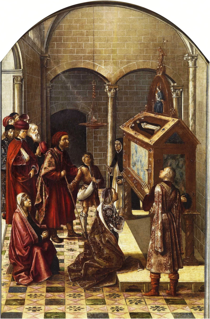 Saint Pierre Şehit Mezarına Dua - Pedro Berruguete