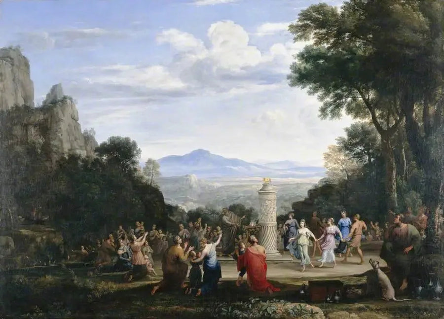 Altın Buzağına Tapınma - Claude Lorrain