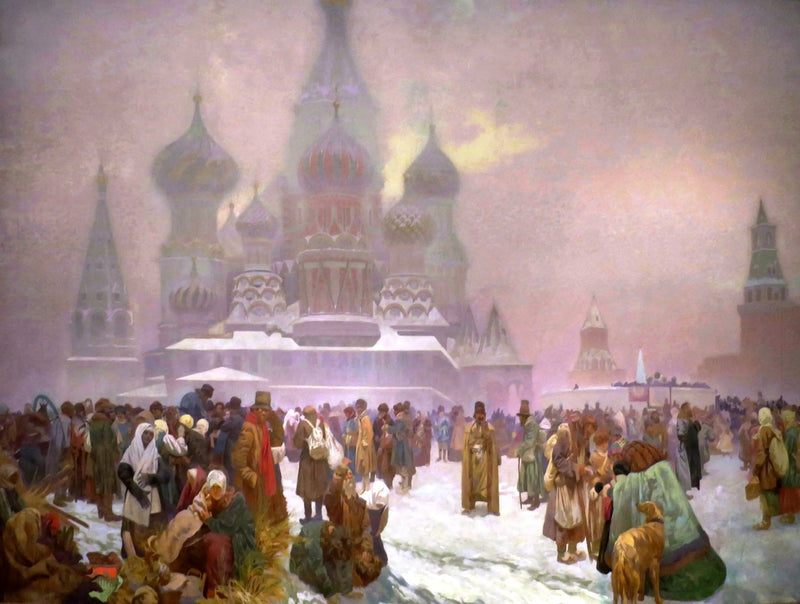 Rus Köylülerinin Özgürlüğü - Alphonse Mucha