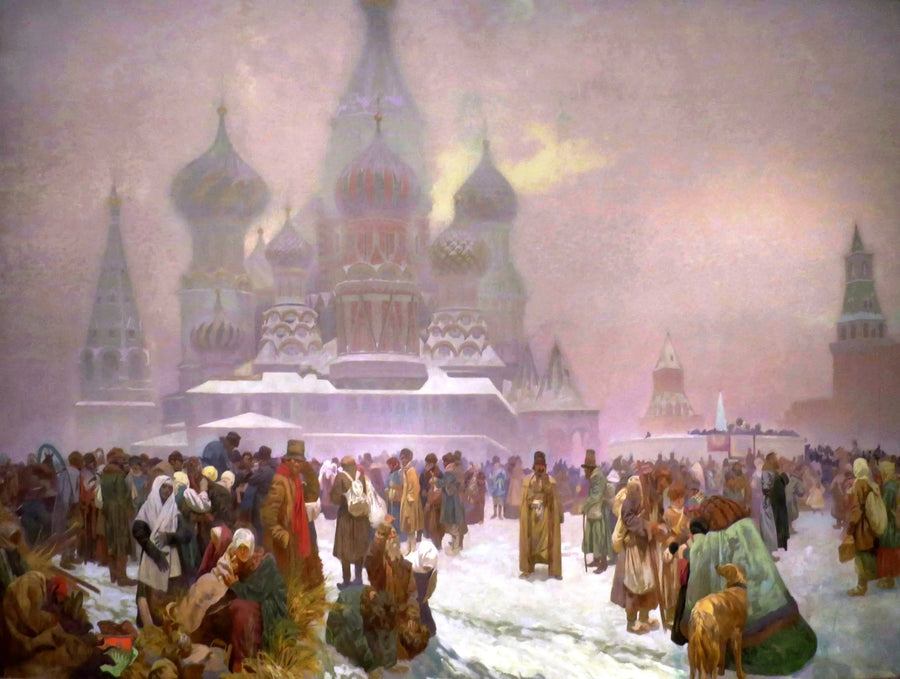 Rus Köylülerinin Özgürlüğü - Alphonse Mucha
