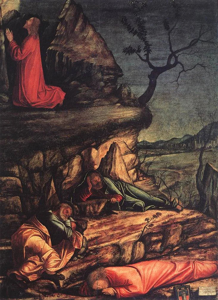 Bahçedeki ıstırap - Vittore Carpaccio