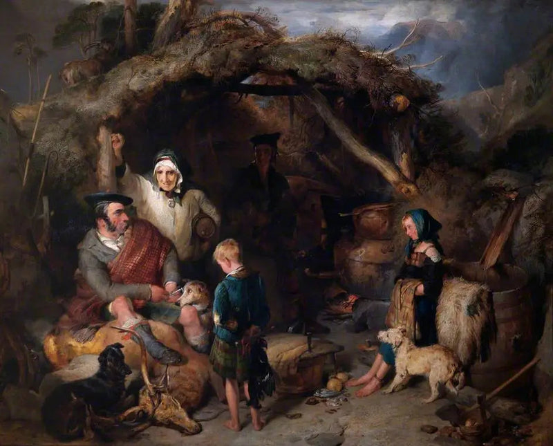 Highlands yasa dışı viski damıtığı - Edwin Henry Landseer