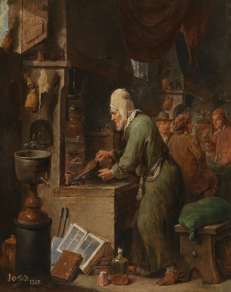 L'Alchimiste - David Teniers le Jeune