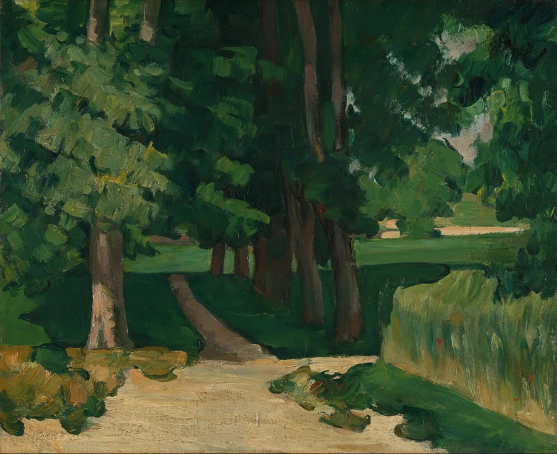 Jas de Bouffan Yolu - Paul Cézanne