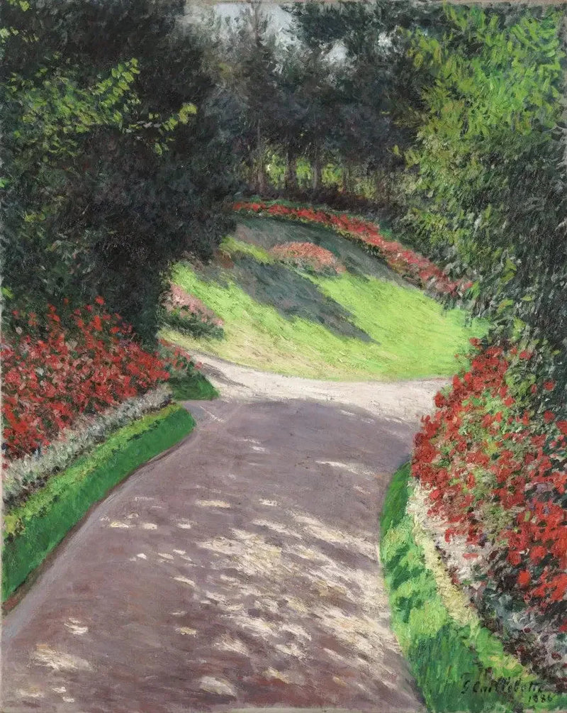 Bahçenin Yolu - Gustave Caillebotte