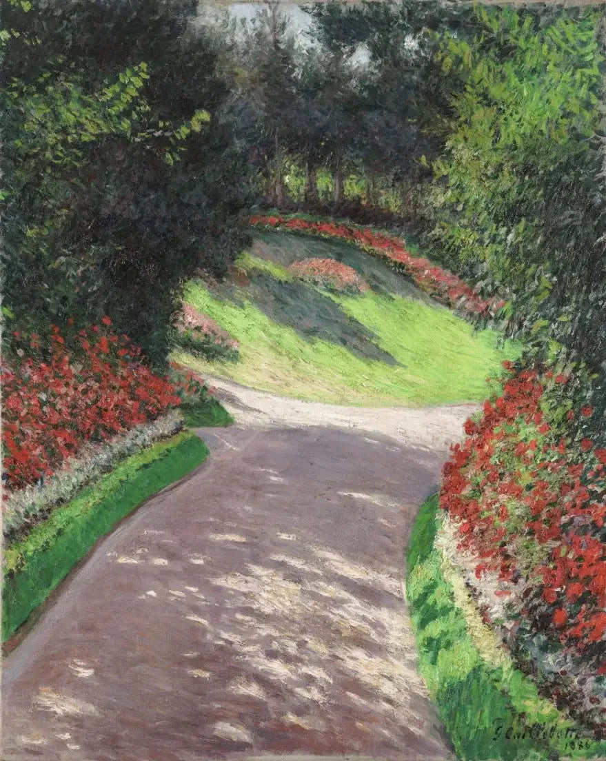 Bahçenin Yolu - Gustave Caillebotte