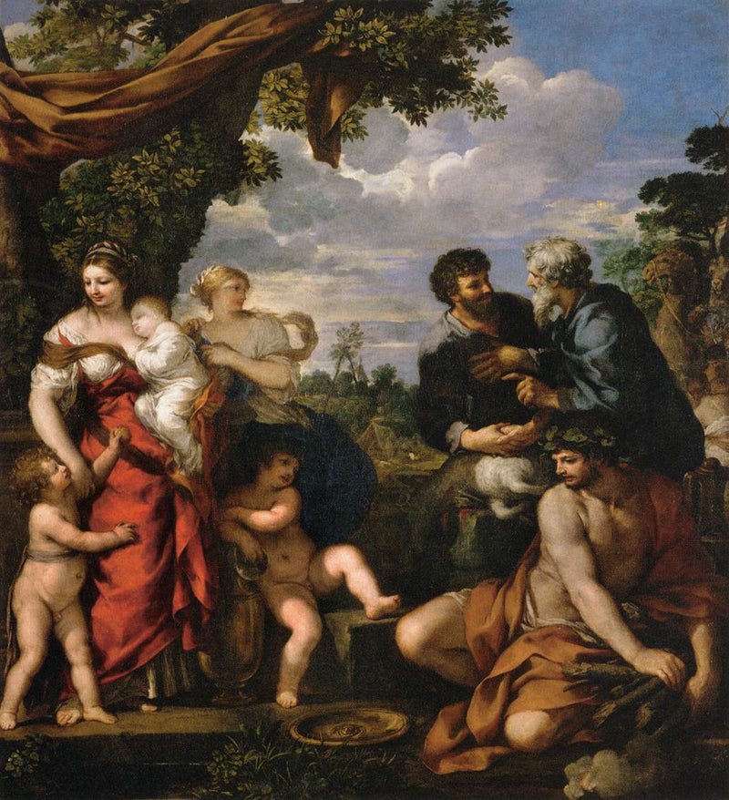 Yakup ve Laban'ın Antlaşması - Pietro da Cortona