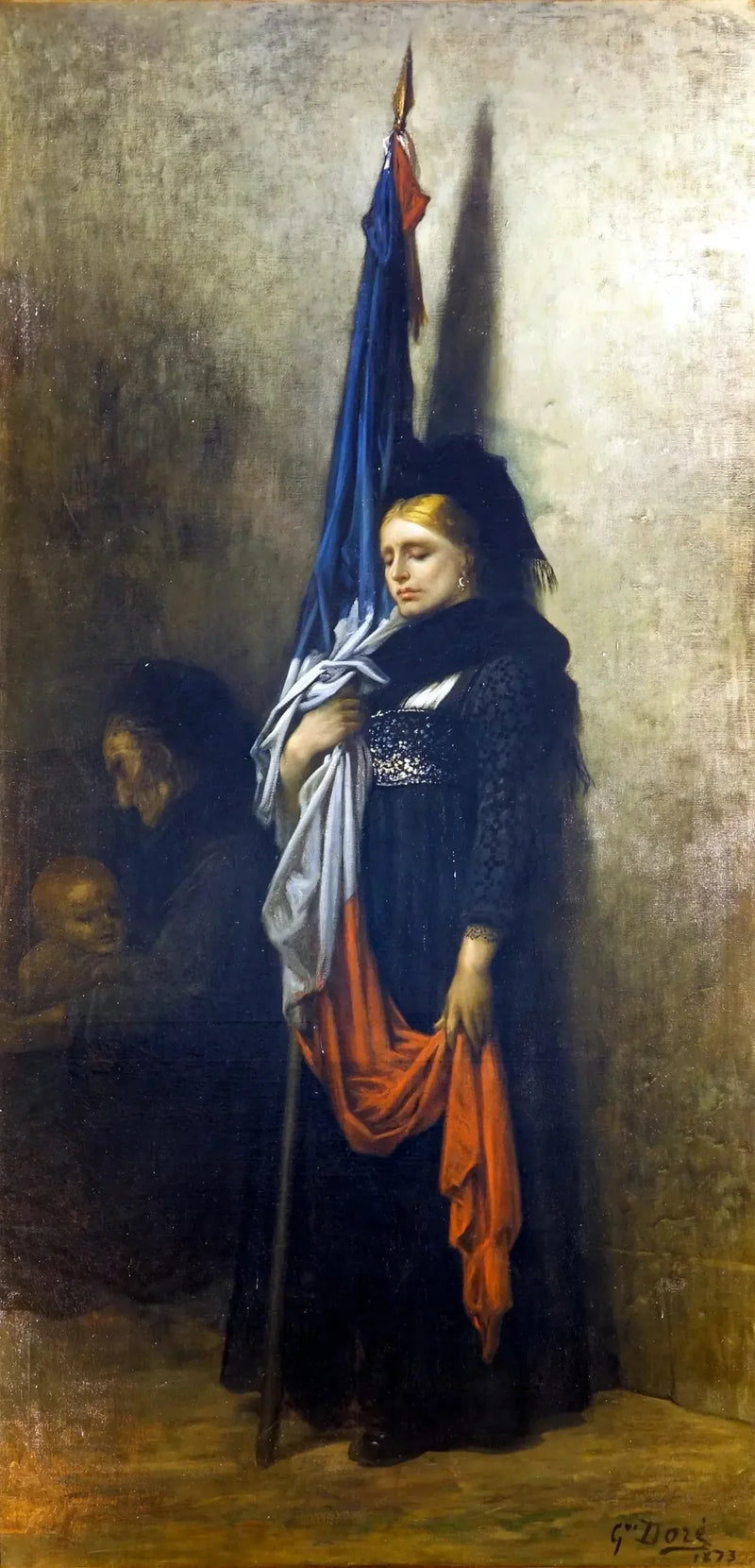 Yaralanmış Alsace - Gustave Doré