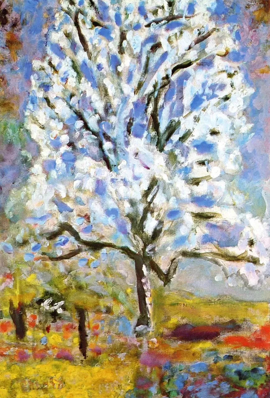 Çiçek Açan Badem Ağacı - Pierre Bonnard