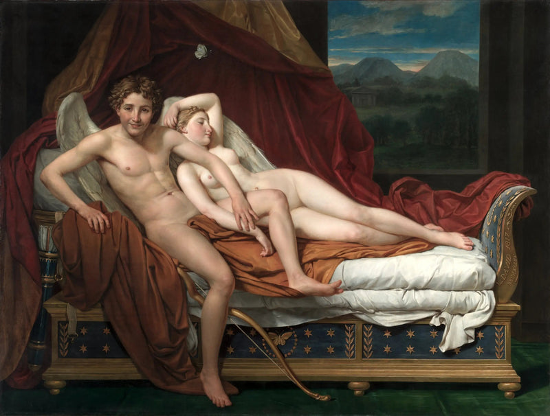 Aşk ve Psyche - Jacques-Louis David