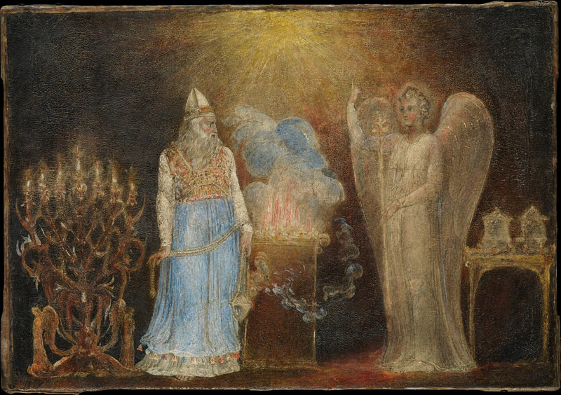 Zekeriya'ya Görünen Melek - William Blake