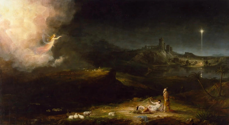 Mezarlara Görünen Melek - Thomas Cole